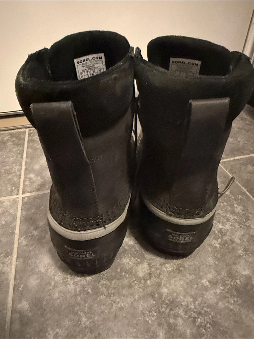 ❗️BN❗️Sorel Black Lace-Up Waterproof Snow Boots - Picture 4 of 6